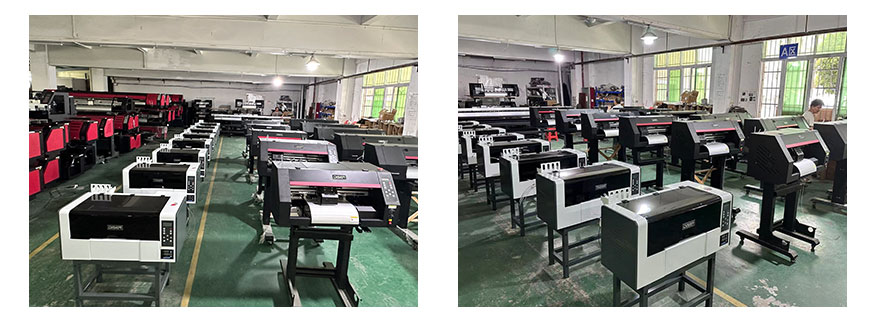 Disen-A3-DTF-printer fabrieksdisplay