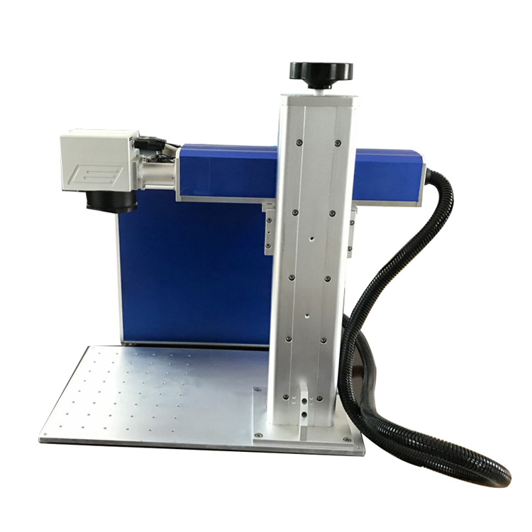DS-KH002 Split Bureau Draagbare Type 20 w 30 w 50 w Fiber CO2 Laser-markering Machine Met Roterende Voor metalen Sieraden Ring