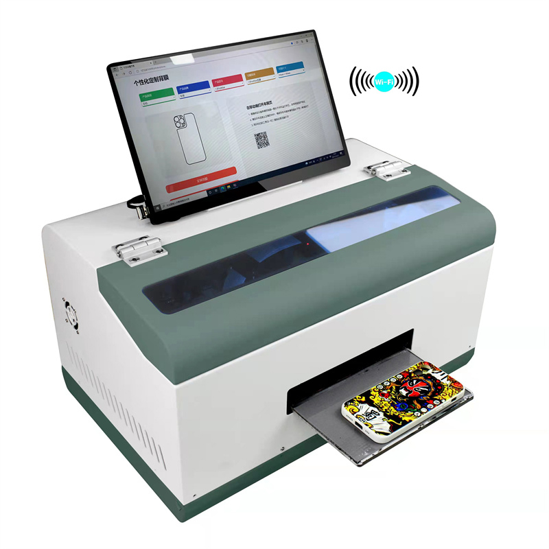 Digitale Mini Uv Flatbed Printer A4 A5 Kleine Cloud Autonome Mobiele Telefoon Case Printer