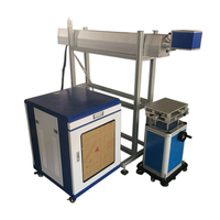 DS-KHCO2 LASER JPT MOPA Kleur CO2 Laser-markering Machine 20W 30W 50W Fiber Laser Marker voor metaal en Kunststof Met Roterende