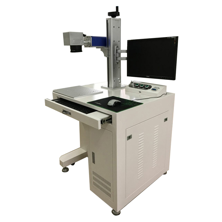 DS-KH001 20W 30W 50W Desktop Fiber Lasermarkeermachine met draaiknop