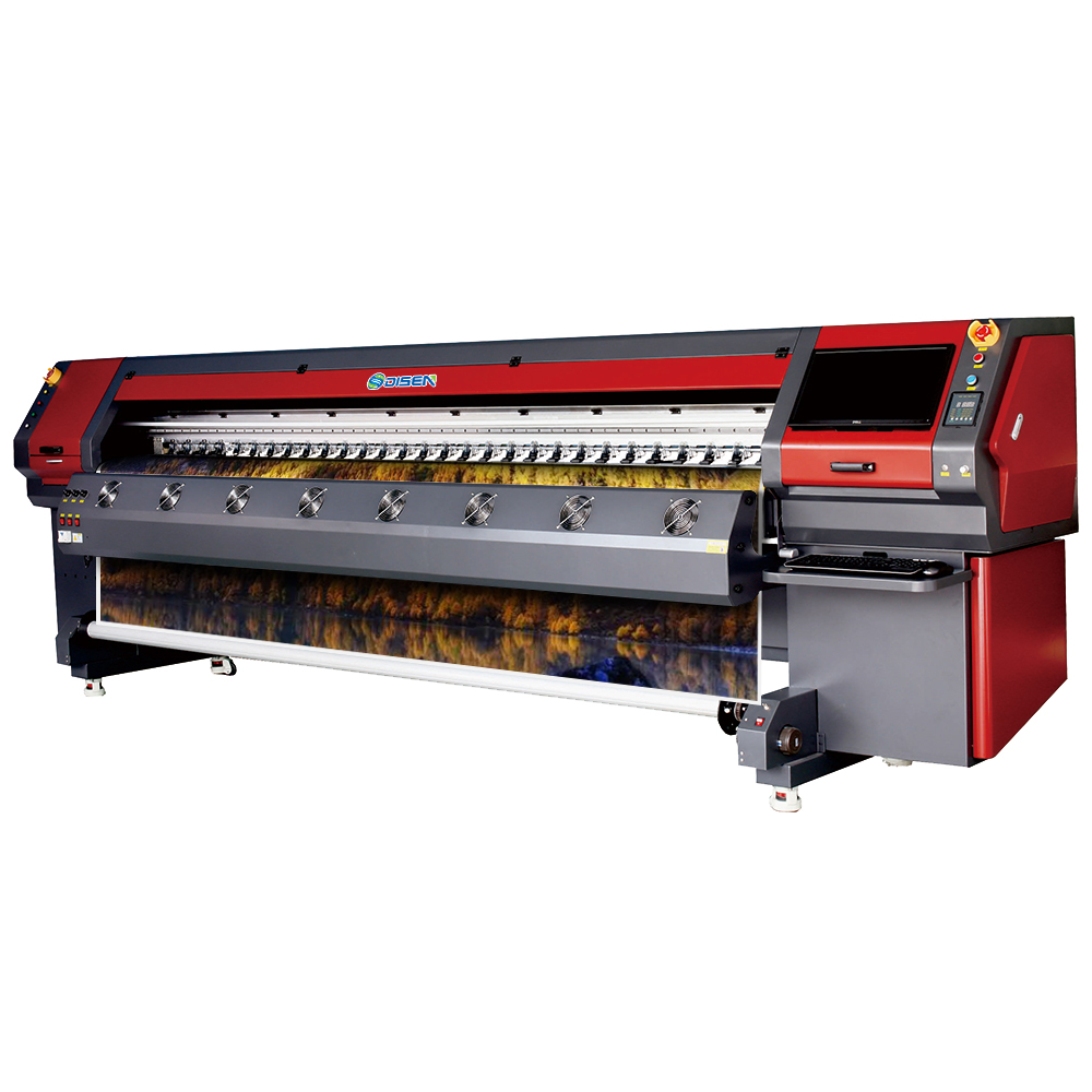 Groter formaat 3,2 m I3200 Eco Solvent/sublimatieprinter Inkjetlabelprinter Rol-tot-rol Vijfkoppige inkjetprinter Drukmachine