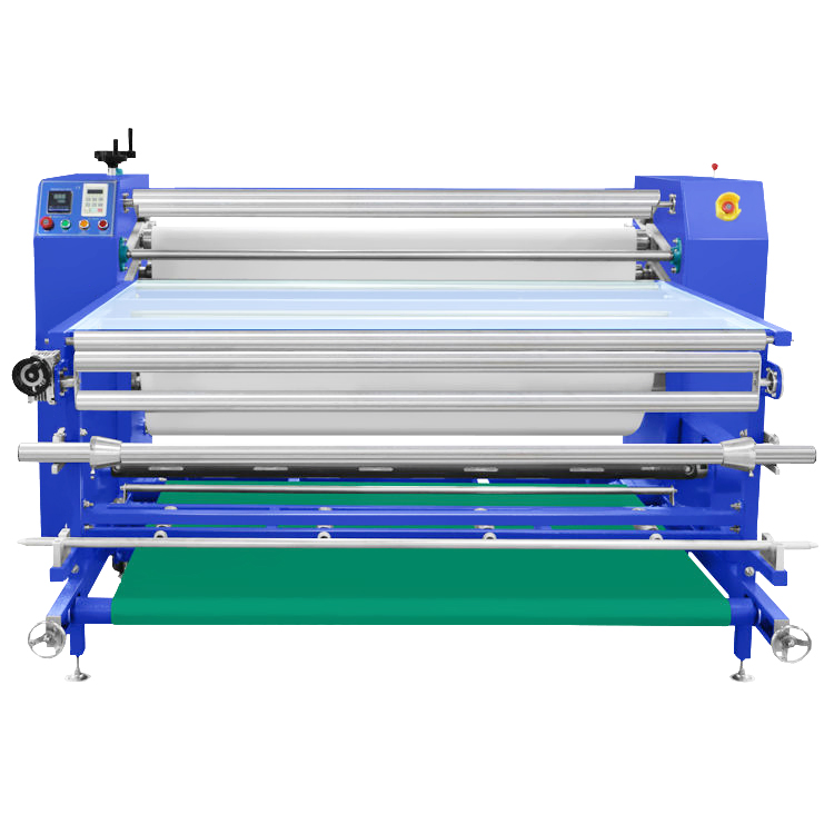 DS-26B 1.7x210 1700mm Stof Textiel Kalender Verwarming Pijp Roll Pneumatische Warmtepers Roller Sublimatie Roterende Warmteoverdracht Machine
