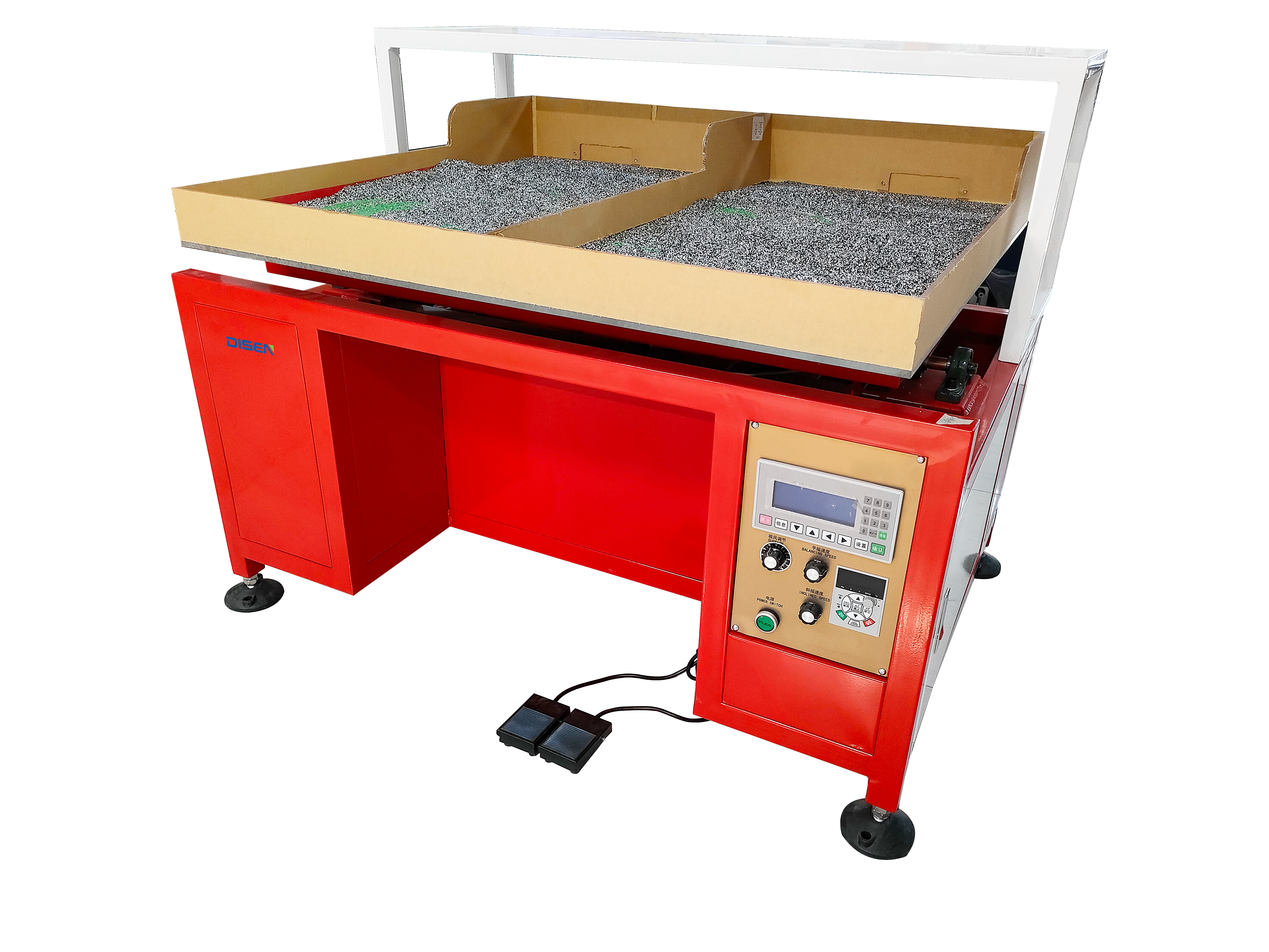 HT-D Automatische Crystal Stone Wijzigen Strass Transfer Papier Borstelen Schudmachine Borstel Hot Fix Strass Motief Making Machine