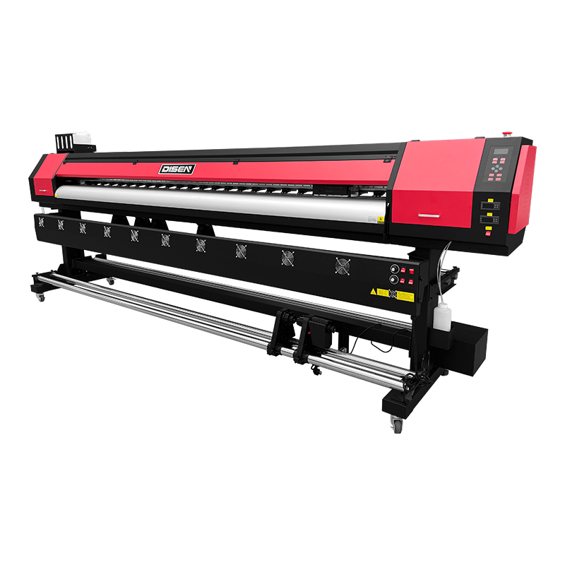 DS-MC2502P Digitale Inkjet PVC Vinyl Vlag Behang Drukmachine 2.5M Grootformaat Eco Solvent Printer
