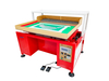 HT-D Automatische Crystal Stone Wijzigen Strass Transfer Papier Borstelen Schudmachine Borstel Hot Fix Strass Motief Making Machine