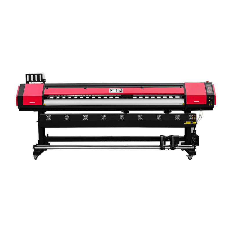 DS-MC2502P Digitale Inkjet PVC Vinyl Vlag Behang Drukmachine 2.5M Grootformaat Eco Solvent Printer