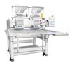 1202 Dubbele kop borduurmachine 500 * 800 mm platte pet t-shirt borduurfabriek
