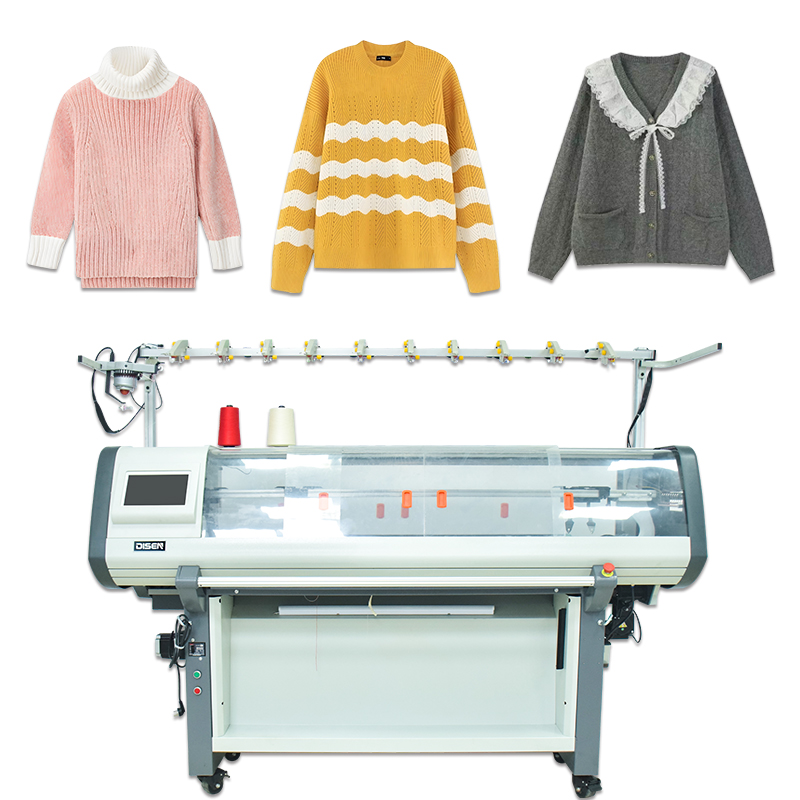 Geautomatiseerde 52 inch 12G vlakbreimachine met enkel systeem