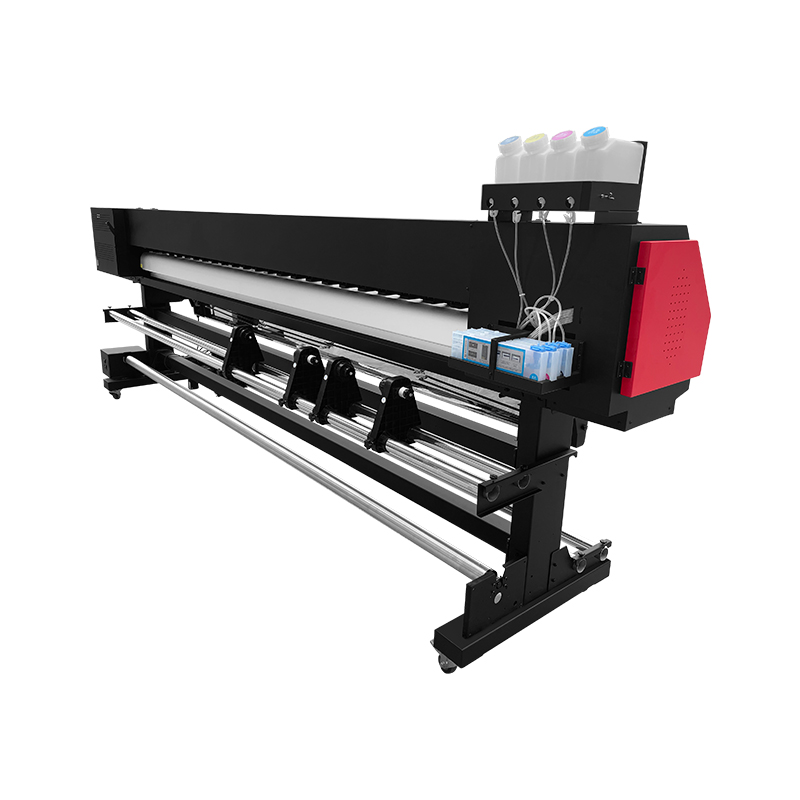 DS-MC2502P Digitale Inkjet PVC Vinyl Vlag Behang Drukmachine 2.5M Grootformaat Eco Solvent Printer