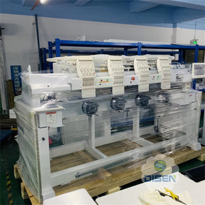 Magnetische frames uitbreidbare borduurmachine met meerdere koppen voor T-shirts