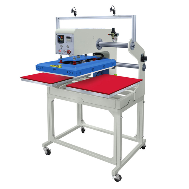 DS-7C Dubbele Station Warmte-overdracht Afdrukken Pneumatische Dual Side Warmte Persmachine Voor T-shirt 40*60 cm