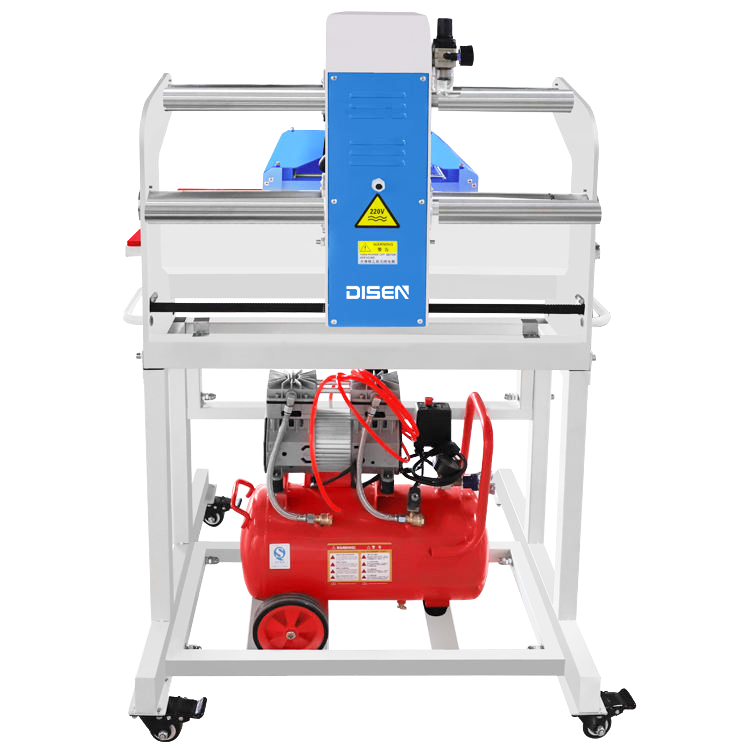DS-7C 60x40cm volautomatische LCD goedkope Dual Shuttle sublimatie T-shirt warmteoverdracht persmachine