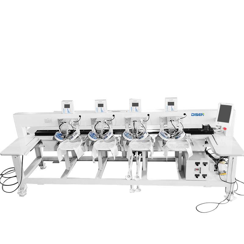 A204 semi-geautomatiseerde automatische stof hotfix-strassmachine