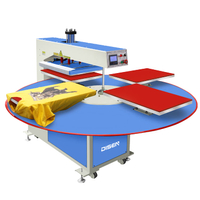 DS-25-1 40*50cm Automatische Vier Station T-shirt Sublimatie Pneumatische Warmteoverdracht Persmachine