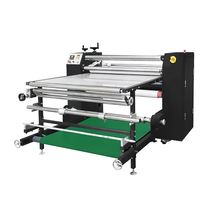 DS-26B 1.2x210 1200mm Commerci&euml;le Pneumatische Roll Stof Sublimatie Roterende T-shirt Warmteoverdracht Persmachine