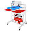 DS-7C 60x40cm volautomatische LCD goedkope Dual Shuttle sublimatie T-shirt warmteoverdracht persmachine