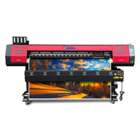 1,6 m 1,8 m grootformaatprinter Dubbele kop XP600 Industri&euml;le Eco Solvent-inkjetprinter