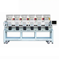DS-J1206 Industri&euml;le borduurmachine met meerdere koppen Hoge snelheid T-shirt Cap Six Haed-borduurmachine