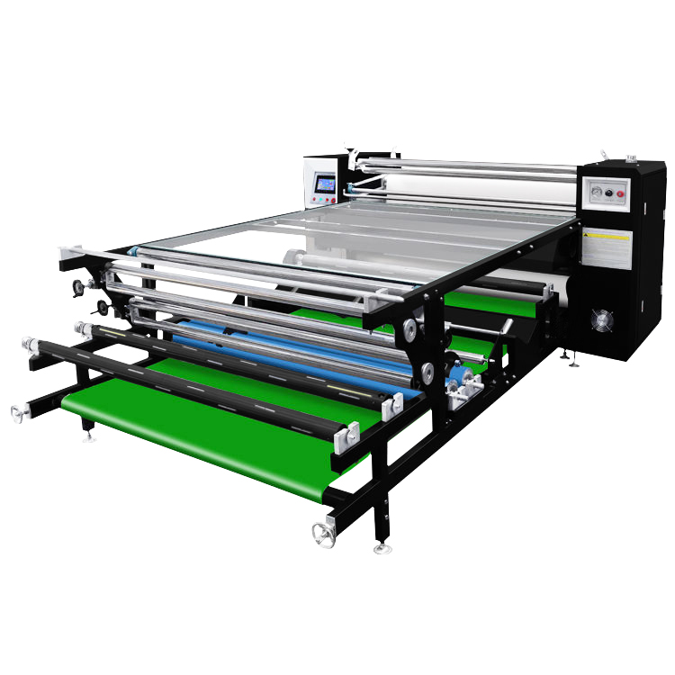 DS-26B 1,7 x 420 1700 mm rolsublimatiepapierrol om te rollen Warmteoverdracht Afdrukken Stof Textiel Snijstukken Doek Automatische hittepersmachine