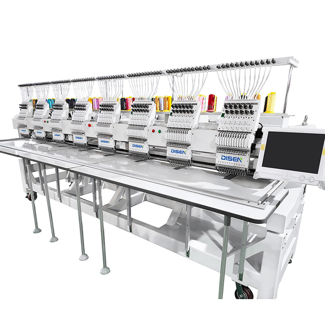 DS-J1208 Acht hoofd afgewerkte kledingstukborduurmachine Multi-head borduurmachine voor de textielindustrie