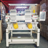 1202 Dubbele kop borduurmachine 500 * 800 mm platte pet t-shirt borduurfabriek