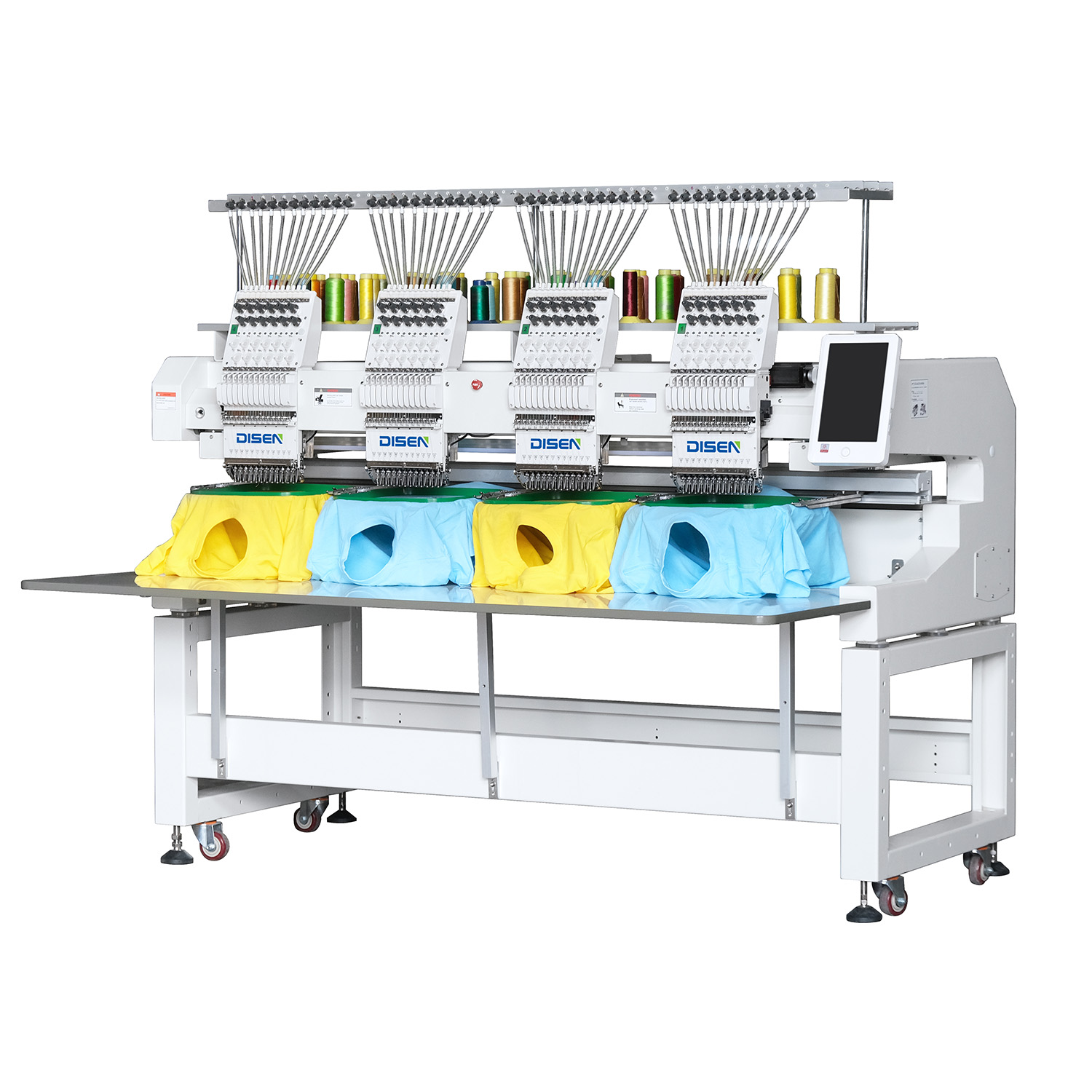 DS-J1204 Vier koppen 12 naalden T-shirt borduurmachine