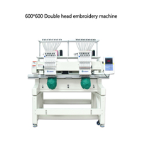 Disen 600 * 600 mm dubbele kop geautomatiseerde borduurmachine